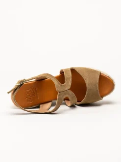 Effortless - Ljusbruna sandaletter