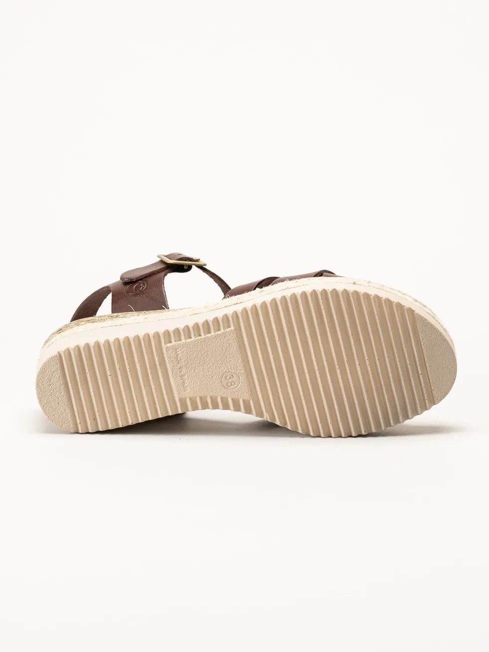 Effortless - Vaquetilla - Mörkbruna sandaletter