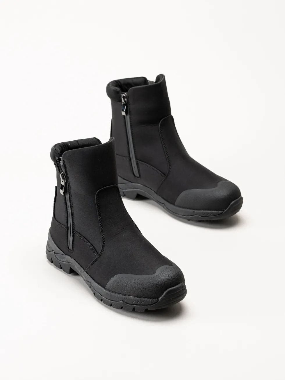 Eskimo - Bedford Studs - Svarta fodrade boots med dubbar