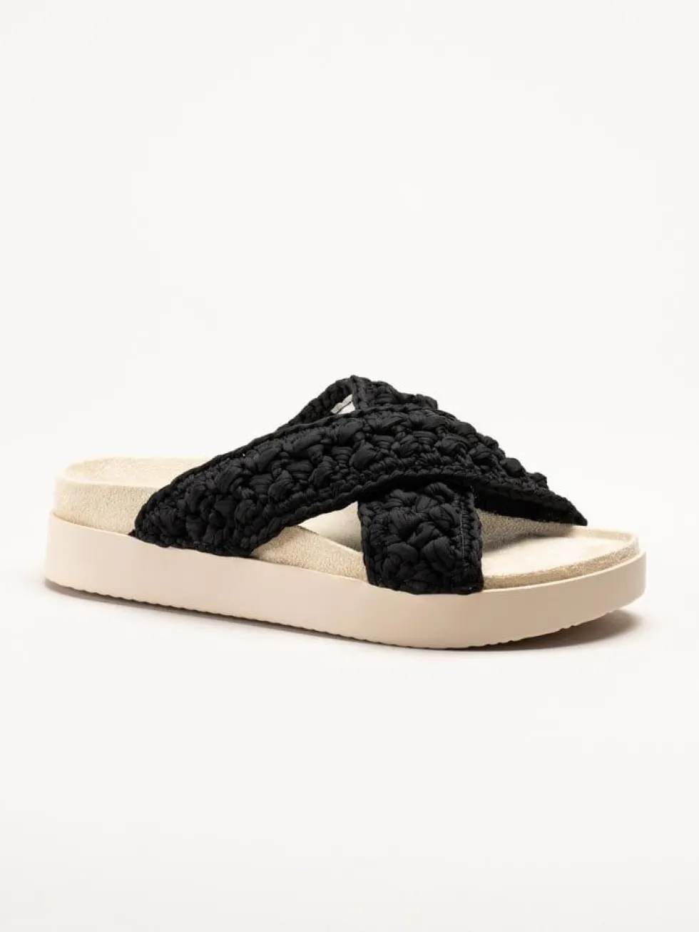 Exani - Leona - Svarta slip in tofflor