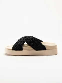Exani - Leona - Svarta slip in tofflor