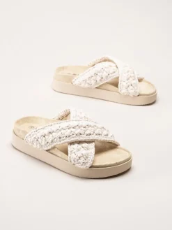 Exani - Leona - Vita slip in tofflor