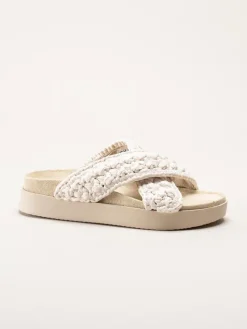 Exani - Leona - Vita slip in tofflor