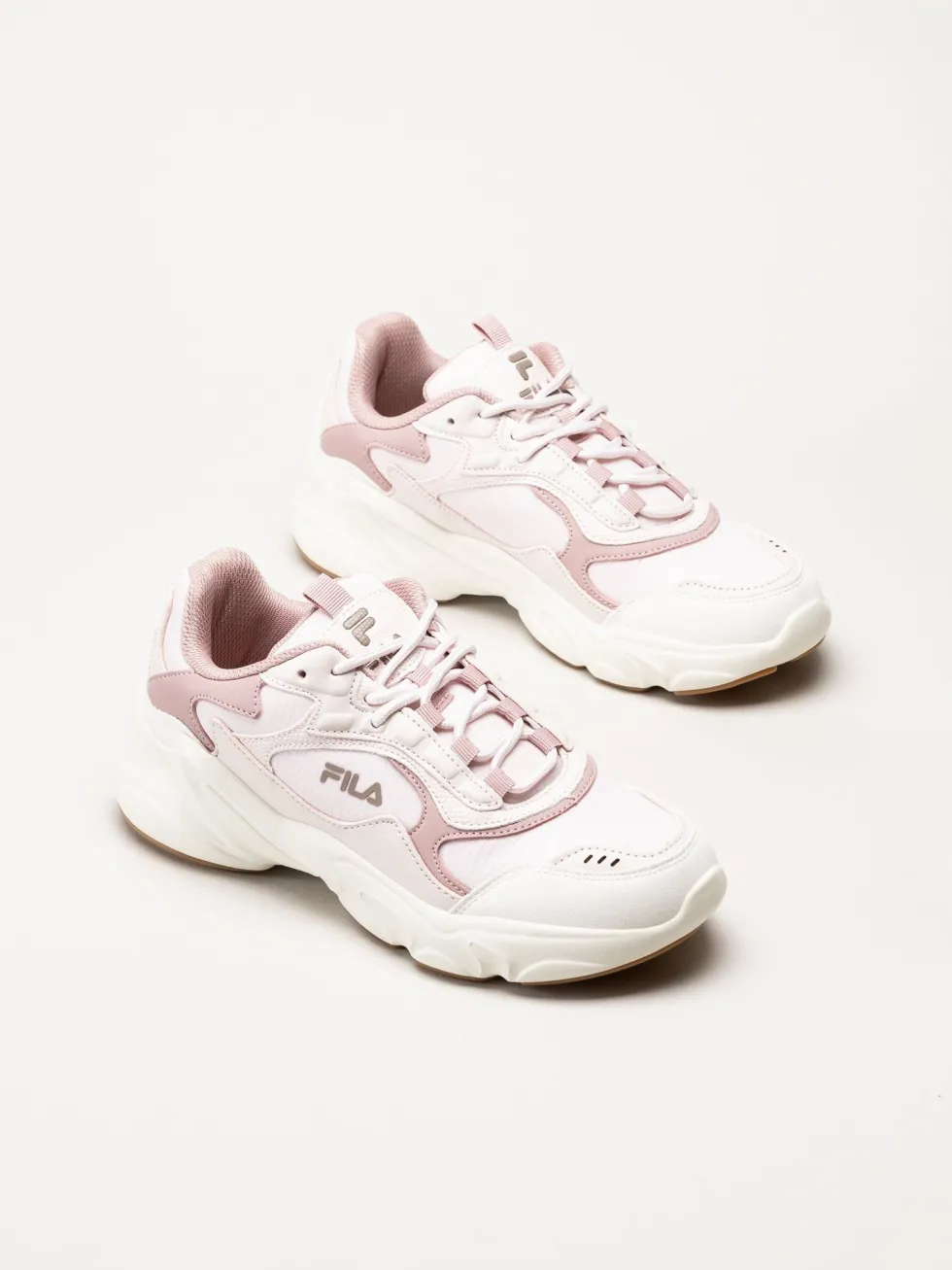 FILA - Collene A - Rosa sportskor i skinnimitation