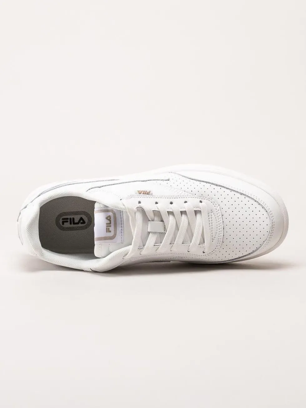 FILA - Noclaf Wmn - Vita sneakers i skinnimitation