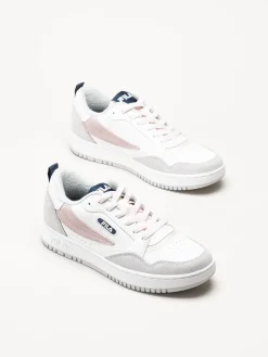 FILA - Riser L - Vita sneakers i skinn och mocka