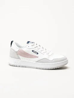 FILA - Riser L - Vita sneakers i skinn och mocka