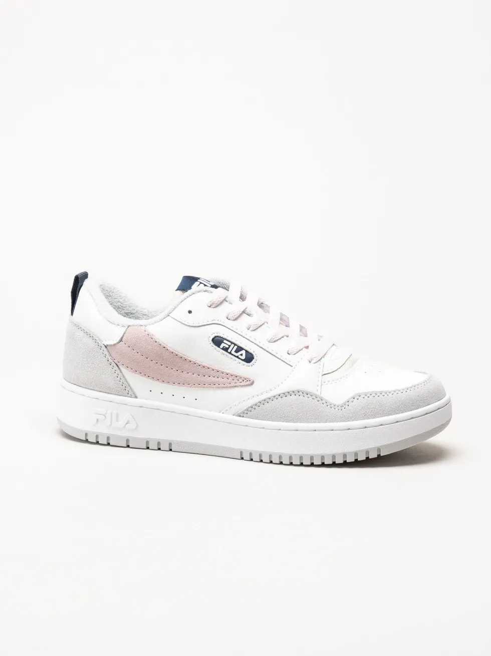 FILA - Riser L - Vita sneakers i skinn och mocka