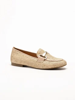 Gabor - Beige loafers i skinn