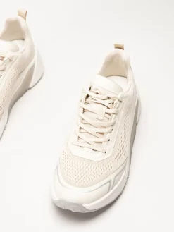 Gabor - Beige sneakers i mesh