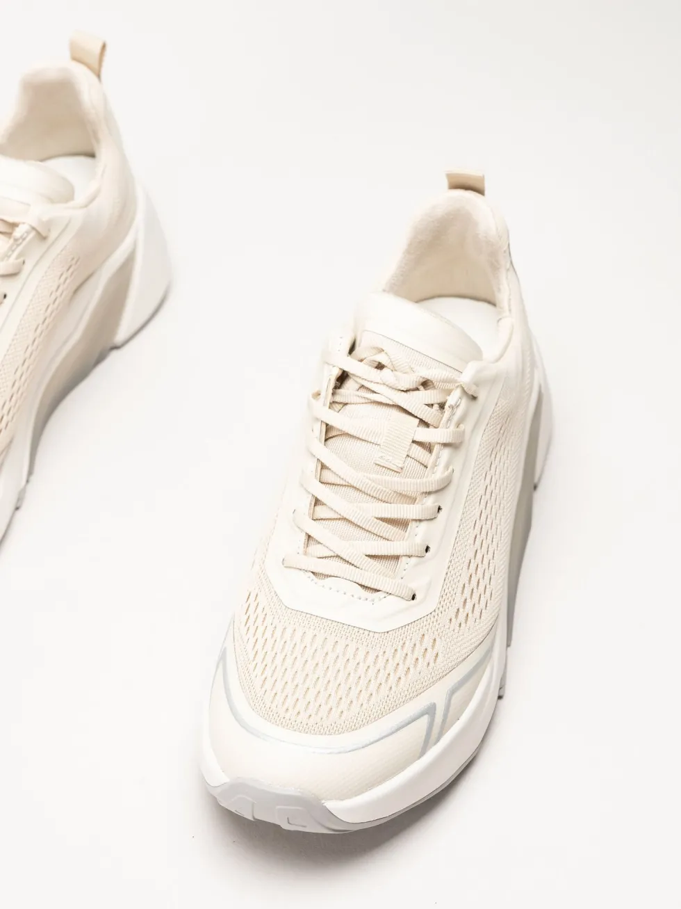 Gabor - Beige sneakers i mesh