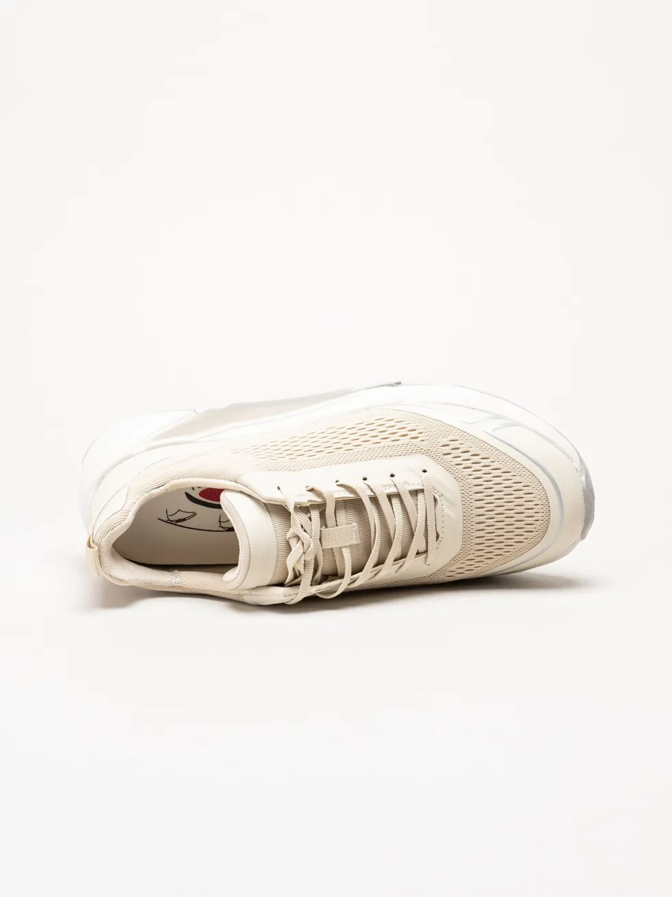 Gabor - Beige sneakers i mesh