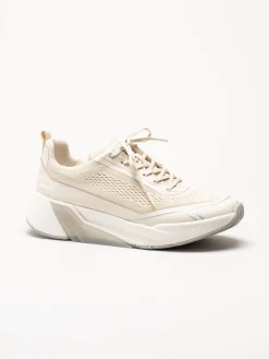 Gabor - Beige sneakers i mesh