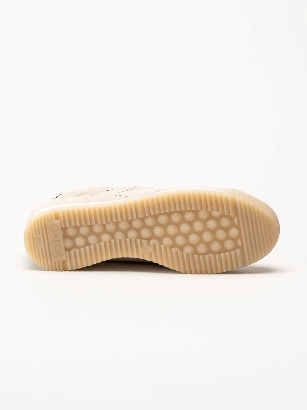 Gabor - Beige sneakers i mocka