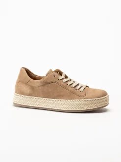 Gabor - Bruna sneakers i mocka