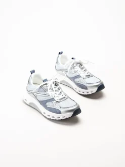 Gabor - Ljusblå sneakers i mesh