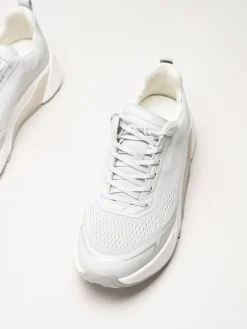 Gabor - Ljusgrå sneakers i mesh