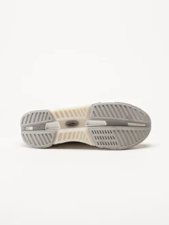 Gabor - Ljusgrå sneakers i mesh