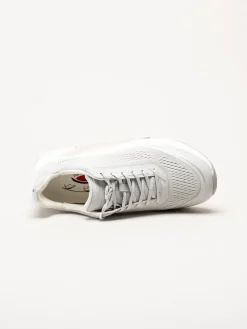 Gabor - Ljusgrå sneakers i mesh