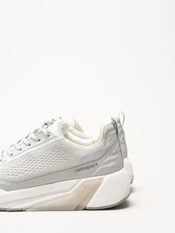 Gabor - Ljusgrå sneakers i mesh