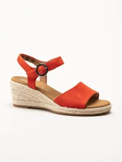 Gabor - Orange kilklackade sandaletter