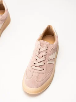 Gabor - Rosa sneakers i mocka