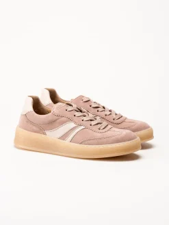 Gabor - Rosa sneakers i mocka