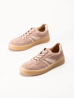 Gabor - Rosa sneakers i mocka
