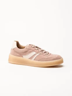 Gabor - Rosa sneakers i mocka