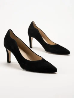 Gabor - Svarta pumps i mocka