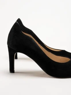 Gabor - Svarta pumps i mocka