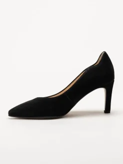 Gabor - Svarta pumps i mocka