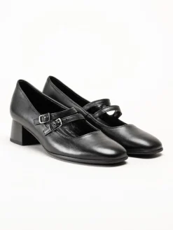 Gabor - Svarta pumps i skinn