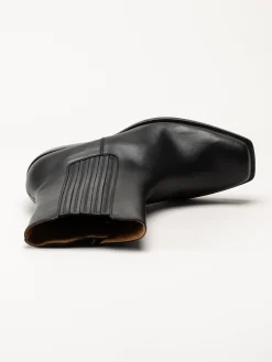 Gabor - Svarta western boots i skinn