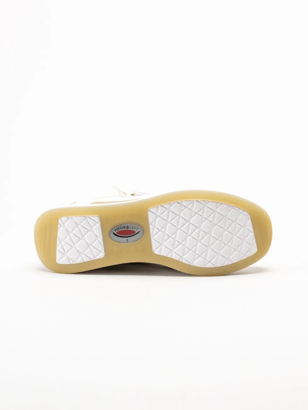 Gabor - Vita sneakers i skinn och mocka