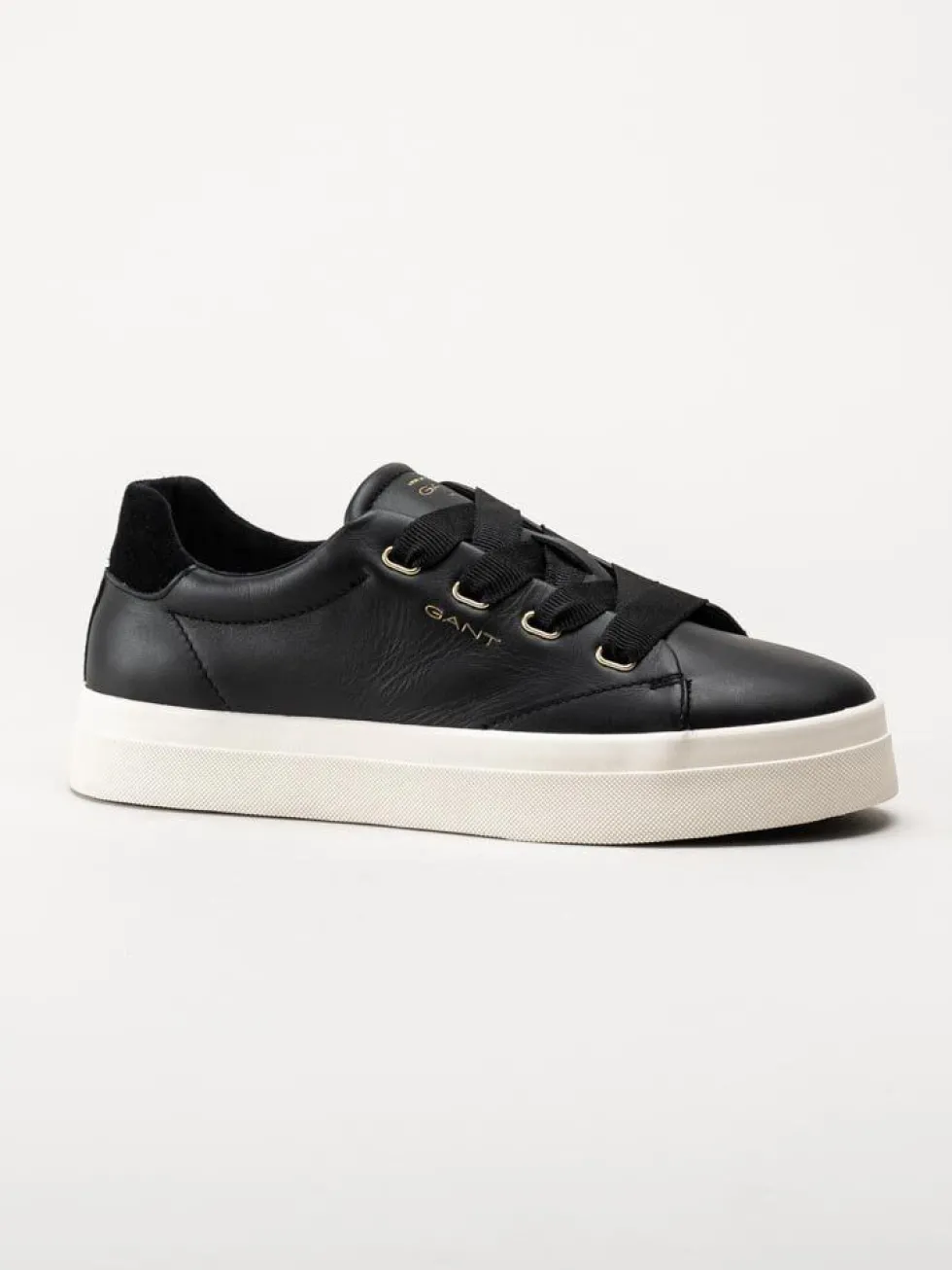 Gant Footwear - Avona Sneaker - Svarta sneakers i skinn