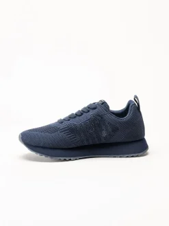 Gant Footwear - Bevinda - Marinblå sneakers i stickad textil