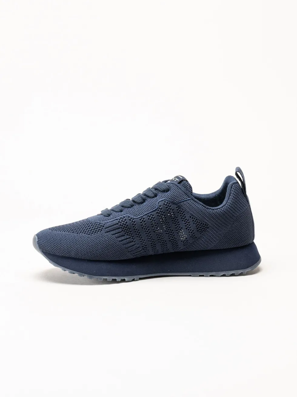 Gant Footwear - Bevinda - Marinblå sneakers i stickad textil
