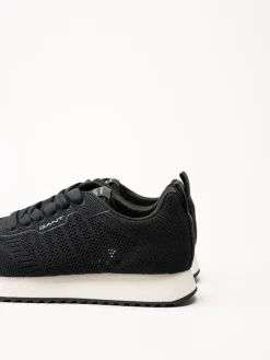 Gant Footwear - Bevinda - Svarta sneakers i stickad textil