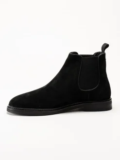 Gant Footwear - Bidford Chelsea Boot - Svarta chelsea boots i mocka