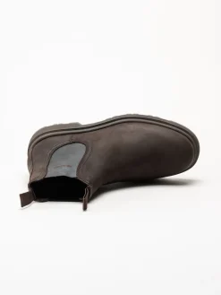 Gant Footwear - Blisdor - Mörkbruna chelsea boots i oljad nubuck