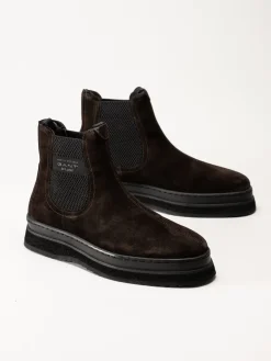 Gant Footwear - Blistown Chelsea - Mörkbruna varmfodrade chelsea boots