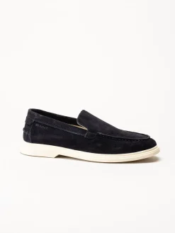 Gant Footwear - Boery - Mörkblå loafers i mocka