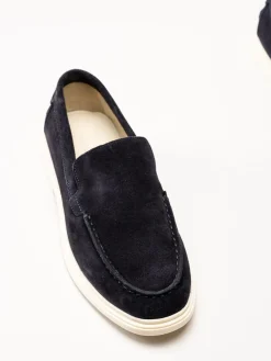 Gant Footwear - Boery - Mörkblå loafers i mocka