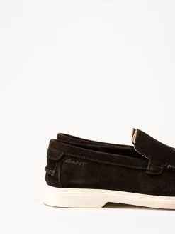 Gant Footwear - Boery - Mörkbruna loafers i mocka