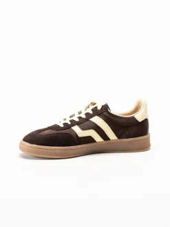 Gant Footwear - Cuzima - Mörkbruna retro sneakers