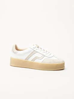 Gant Footwear - Cuzmani - Vita sneakers i skinn