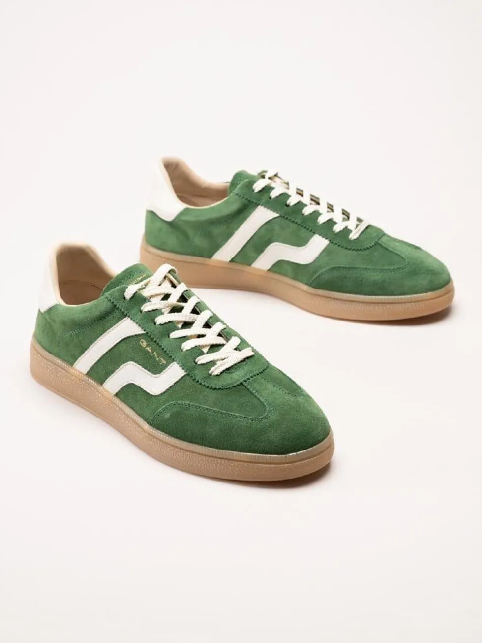 Gant Footwear - Cuzmo Sneaker - Gröna sneakers i mocka