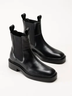 Gant Footwear - Fallwi - Svarta chelsea boots i skinn