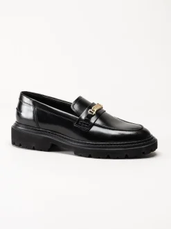 Gant Footwear - Ivyhill Low Lace Shoe - Svarta loafers i skinn